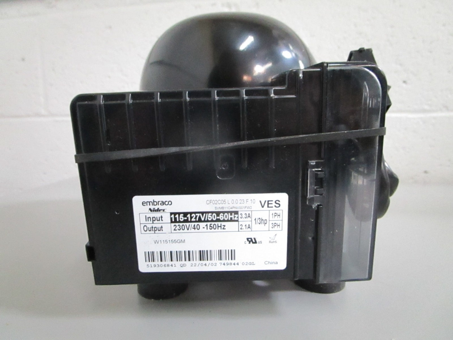 NEW OEM W11578205 Whirlpool Refrigeretor Compressor 0820