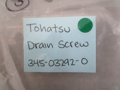 NEW OEM 345-03292-0 Tohatsu Drain Screw 0820