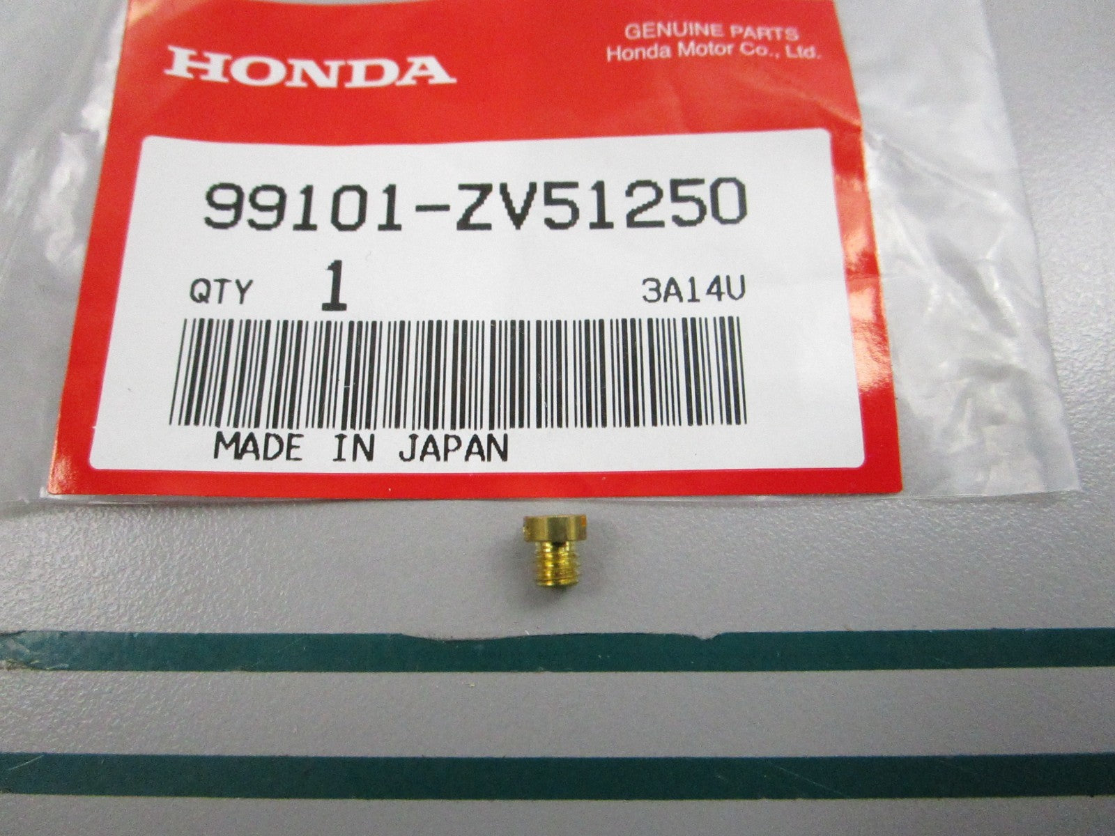 NEW OEM 99101-ZV5-1250 Honda #125 Main Jet 0810