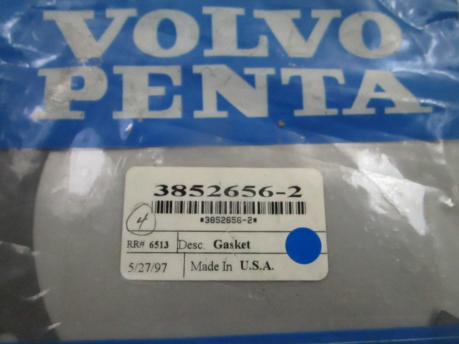 *NEW OEM* 0810 Volvo Penta Gasket 3852656 3852656-2