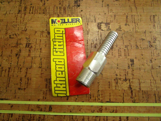 *NEW* 0810 Moeller 3/8 Anti-Siphon Aluminum Barb 33802-10