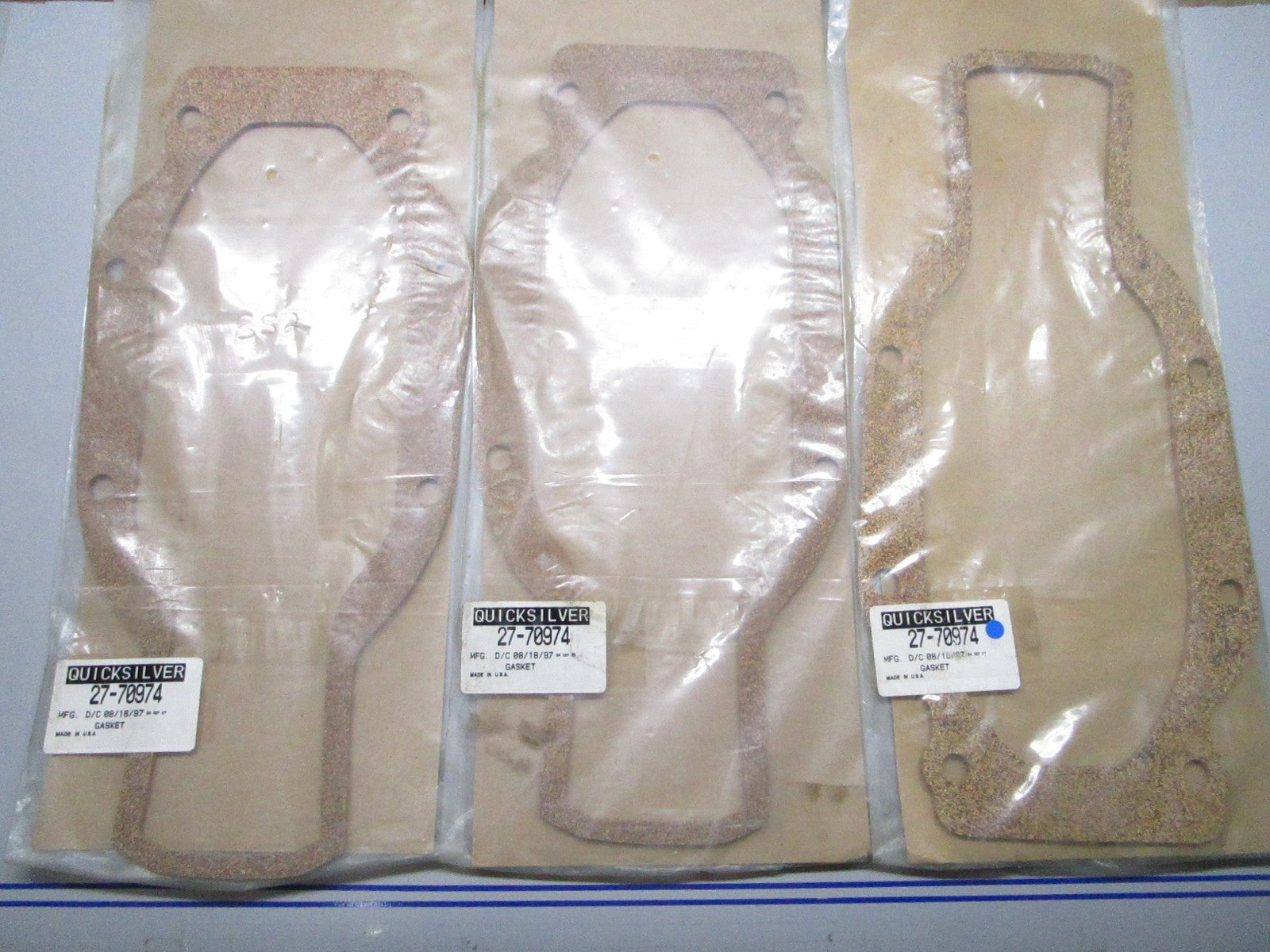 *NEW OEM* (LOT OF 3) 0810 Mercury Quicksilver Gasket 27-70974