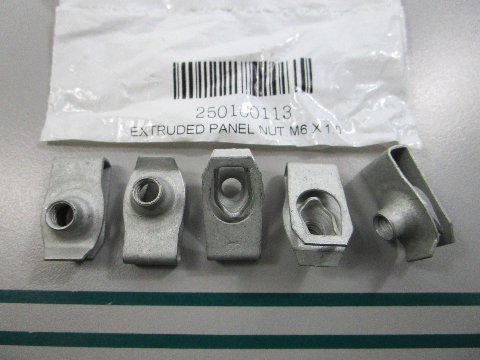 NEW OEM (LOT OF 5) 250100113 Can-Am Extruded Panel Nut 0810