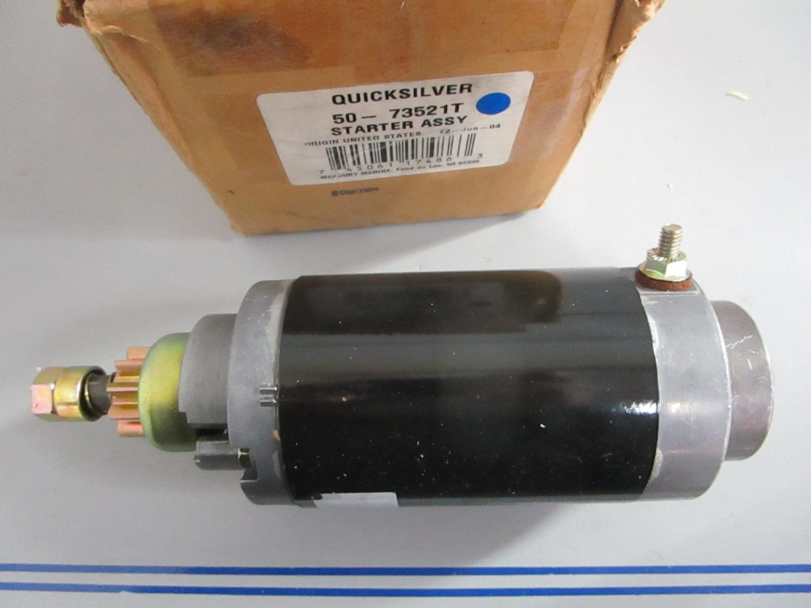 NEW OEM 50-73521T Mercury Quicksilver Starter Assy 0820
