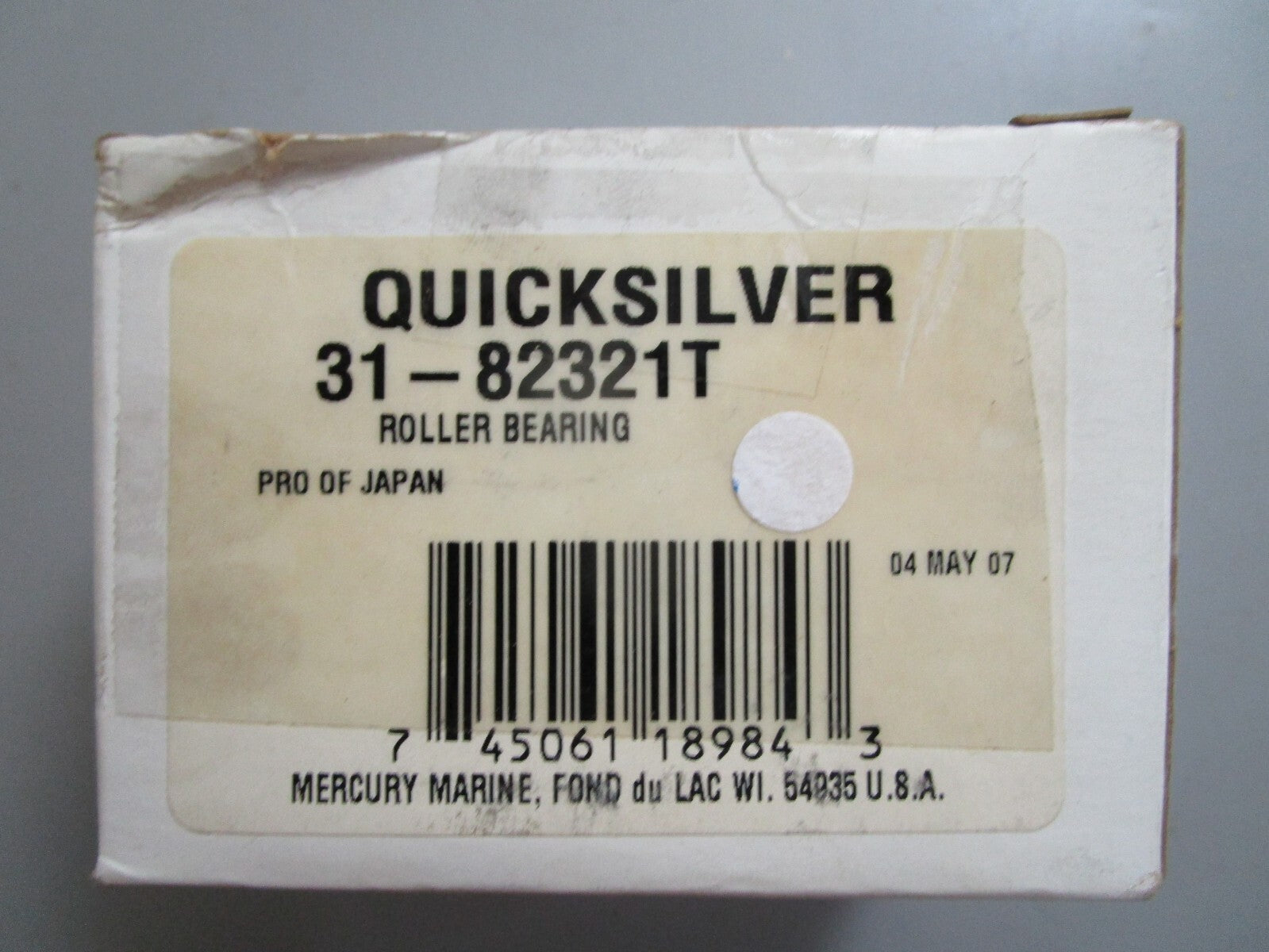 *NEW OEM* 0810 Mercury Quicksilver Roller Bearing 31-82321T