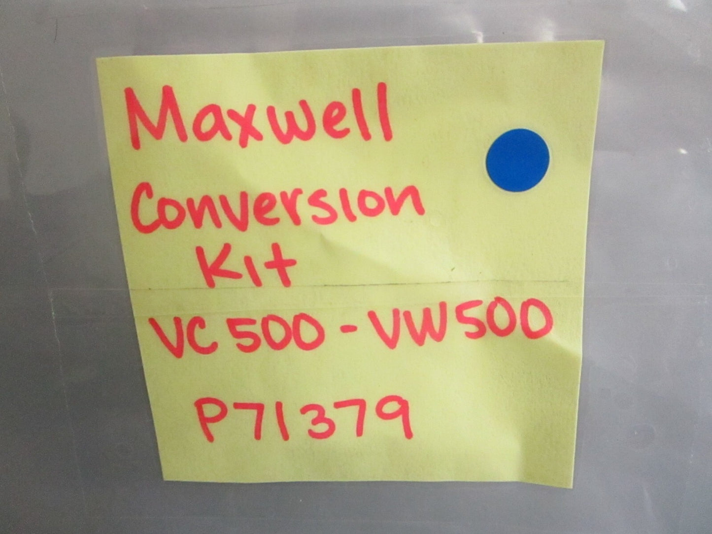 *NEW* 0820 Maxwell Conversion Kit VC500-VW500 P71379