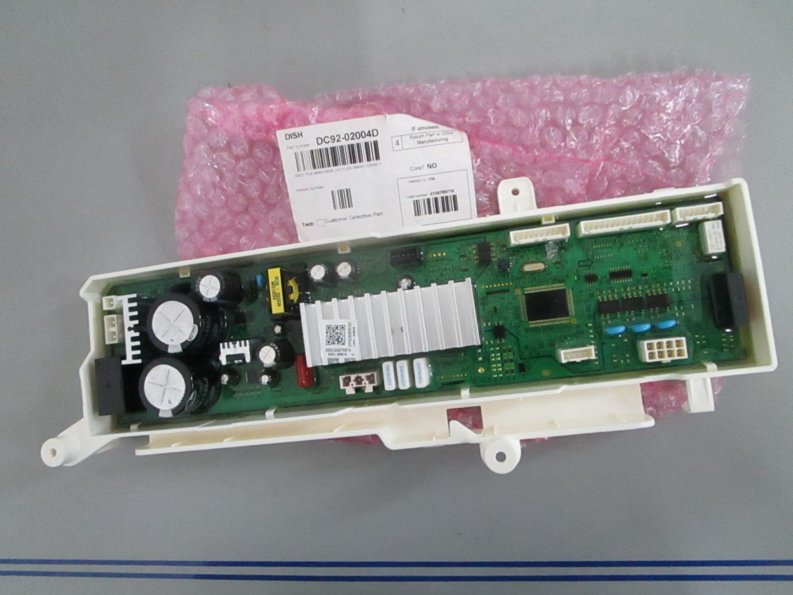 *NEW OEM* 0820 Samsung Washer Control Board DC92-02004D