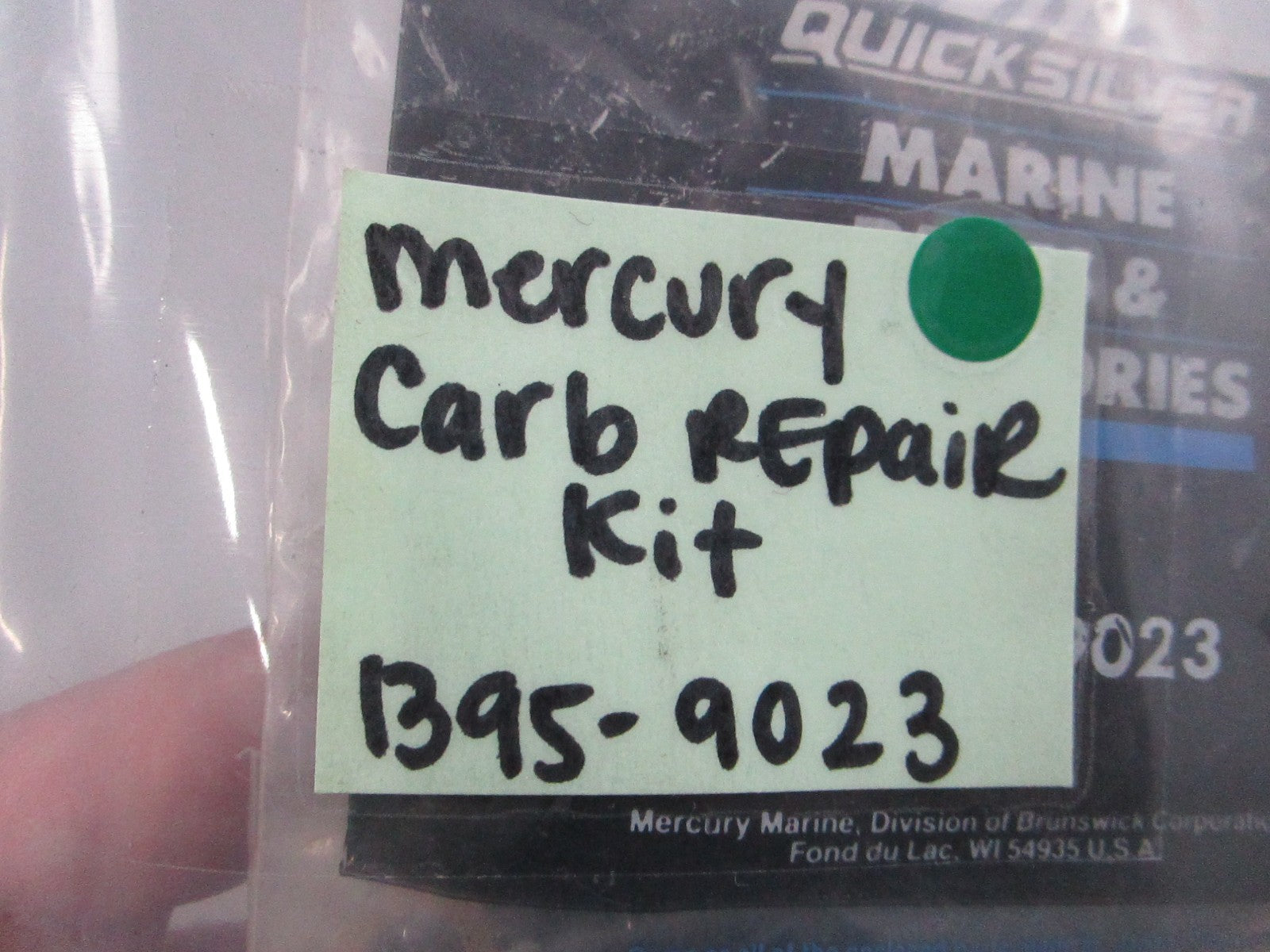 NEW OEM 1395-9023 Mercury Quicksilver Carburetor Repair Kit 0810