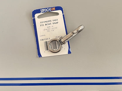 *NEW* 0810 Sea-Dog Stainless Steel Eye Boat Snap 146120-1