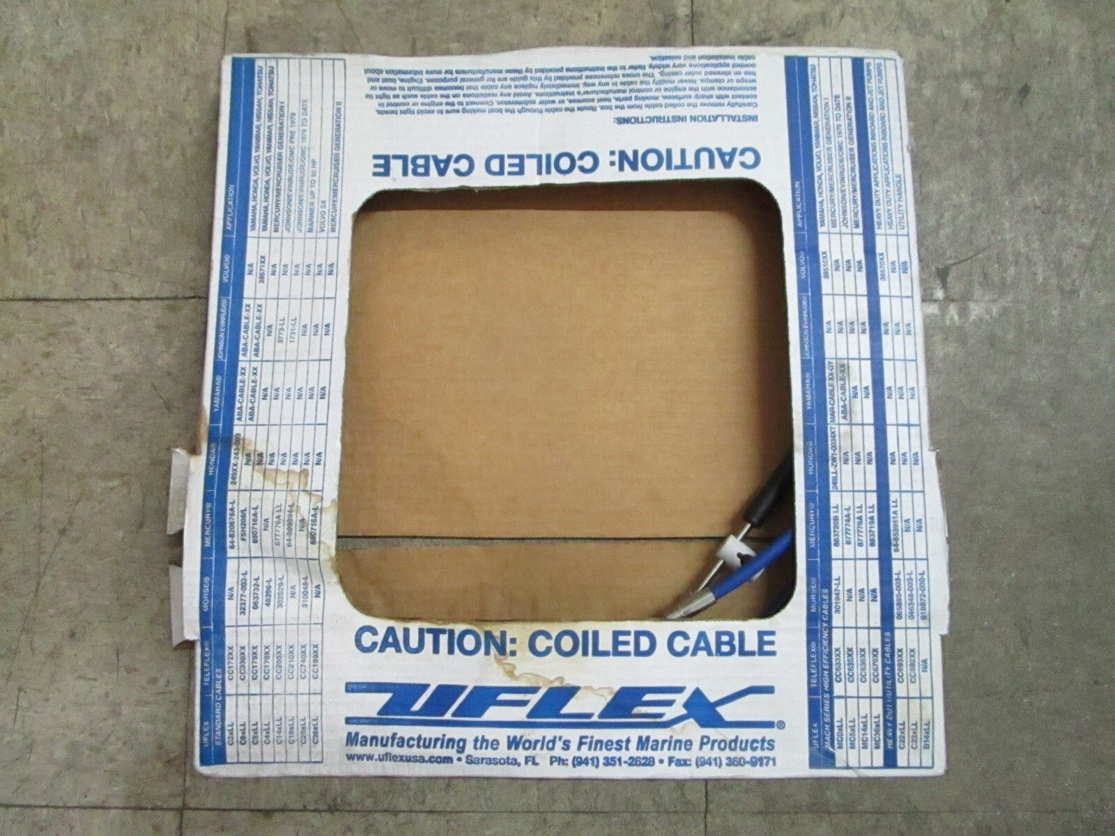 *NEW* 0820 Uflex 25' Control Cable MACH36X25