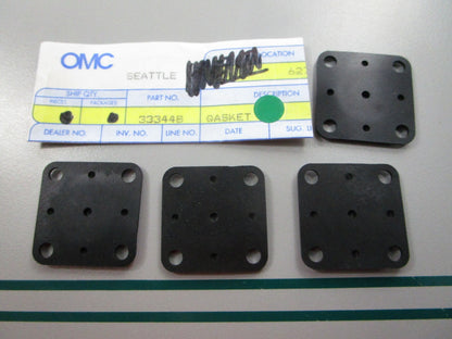 NEW OEM (LOT OF 4) 333448 0333448 OMC Johnson Evinrude Gasket 0810