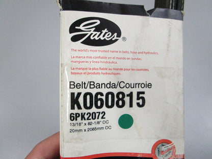 Gates K060815 Micro-V Serpentine Belt 6-Rib 81.54in NEW 0810