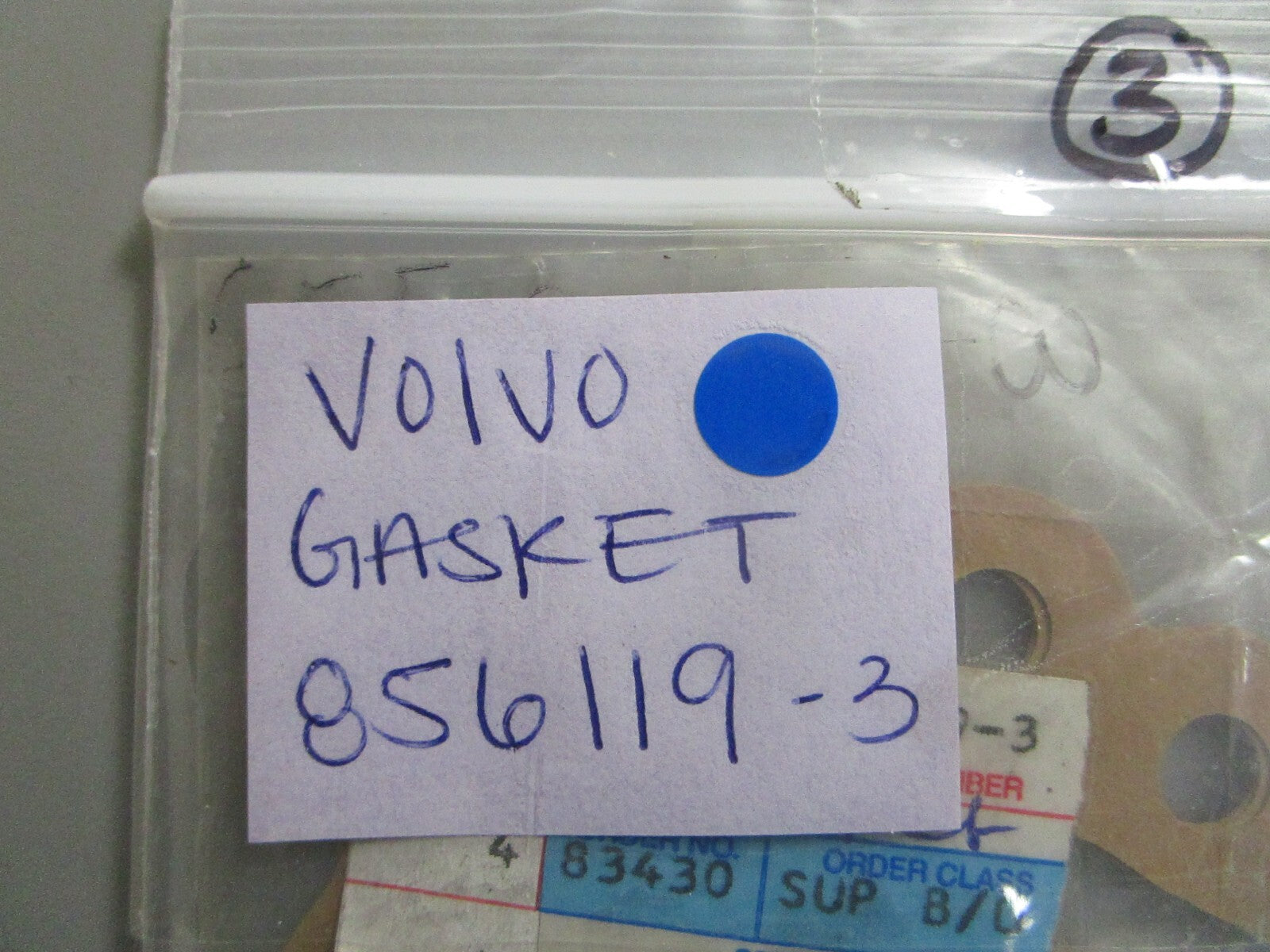 *NEW OEM* 0810 Volvo Penta Gasket 856119-3