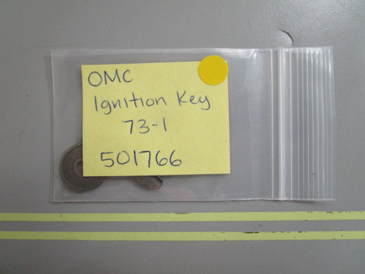 *NEW OEM* 0810 OMC Johnson Evinrude Ignition Key 73-1 501766 0501766