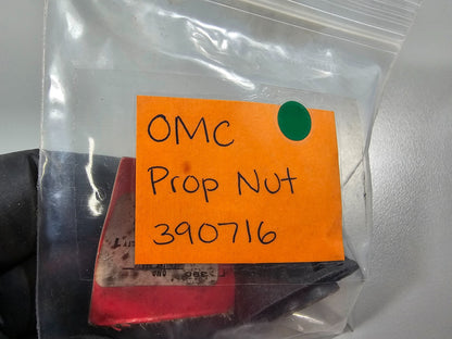 NEW OEM 390716 0390716 OMC Johnson Evinrude Prop Nut 0810