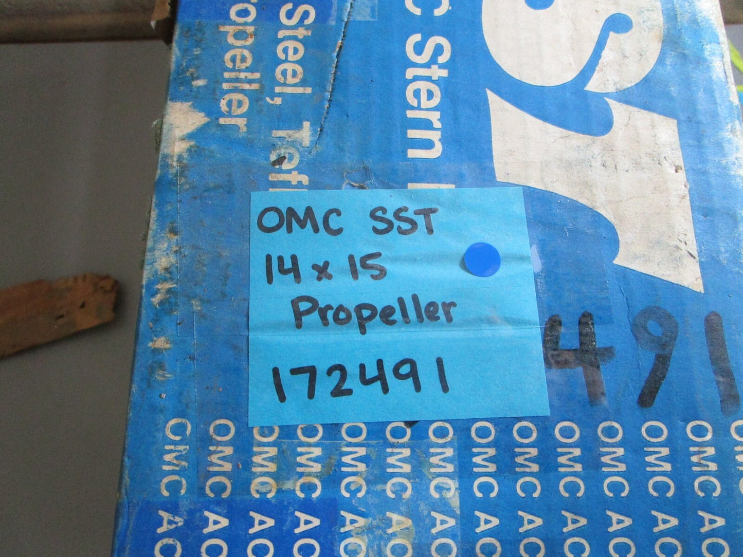 *NEW OEM* 0720 OMC Johnson Evinrude SST 14 x 15 Propeller 172491 0172491
