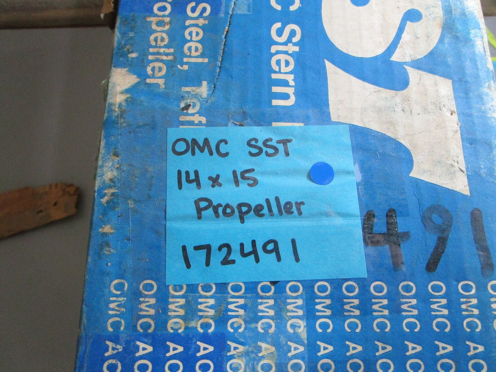*NEW OEM* 0720 OMC Johnson Evinrude SST 14 x 15 Propeller 172491 0172491