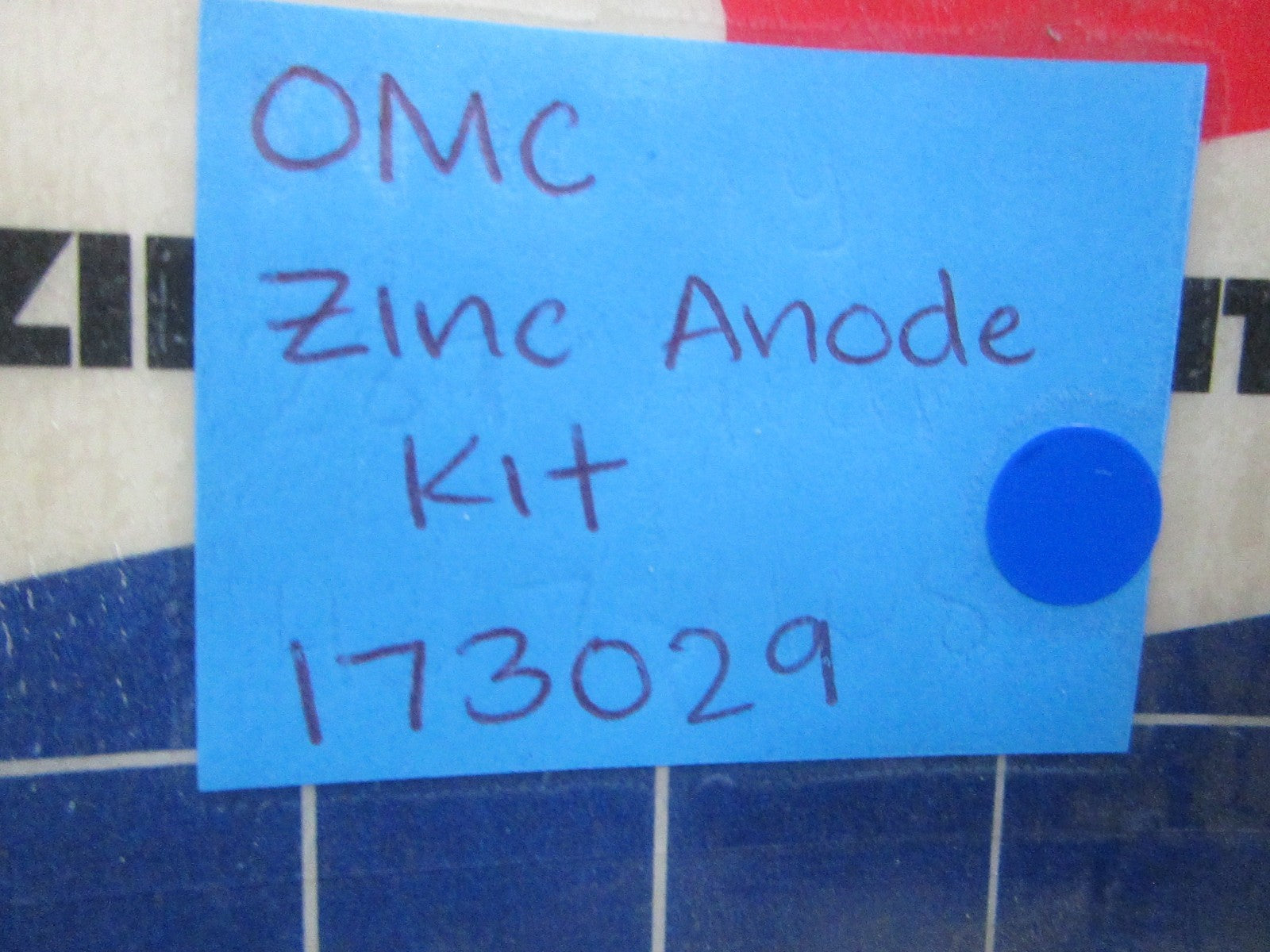 NEW OEM 173029 0173029 OMC Johnson Evinrude Zinc Anode Kit 0810