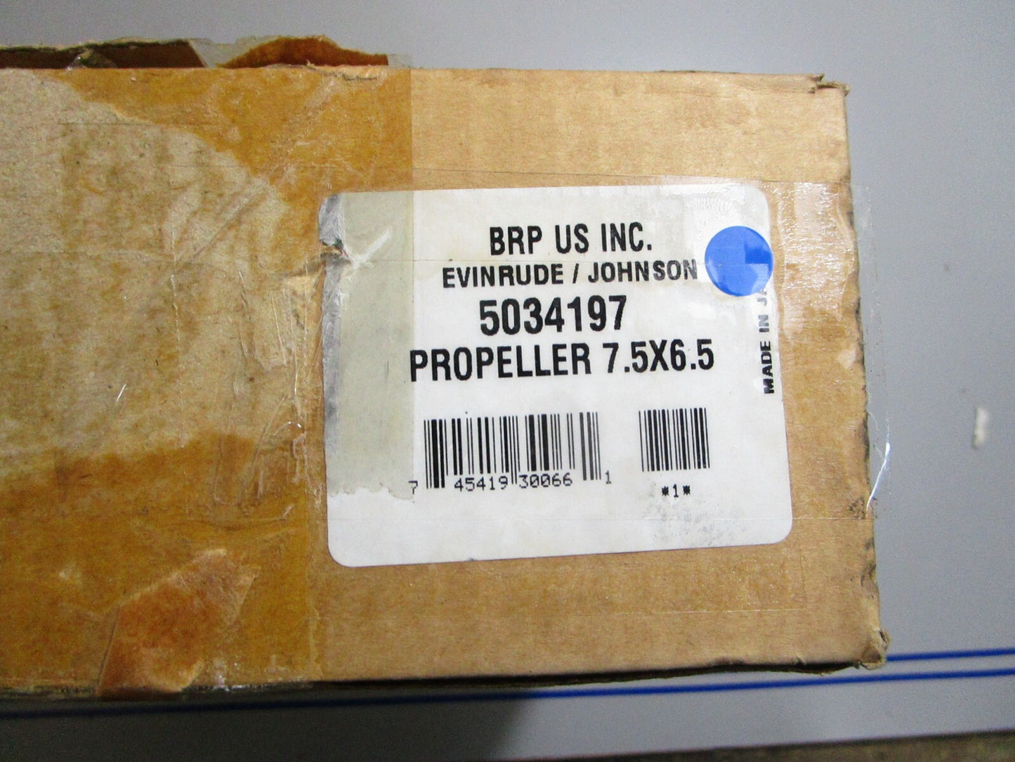 *NEW OEM* 0720 OMC Johnson Evinrude 7.5 x 6.5 Propeller 5034197