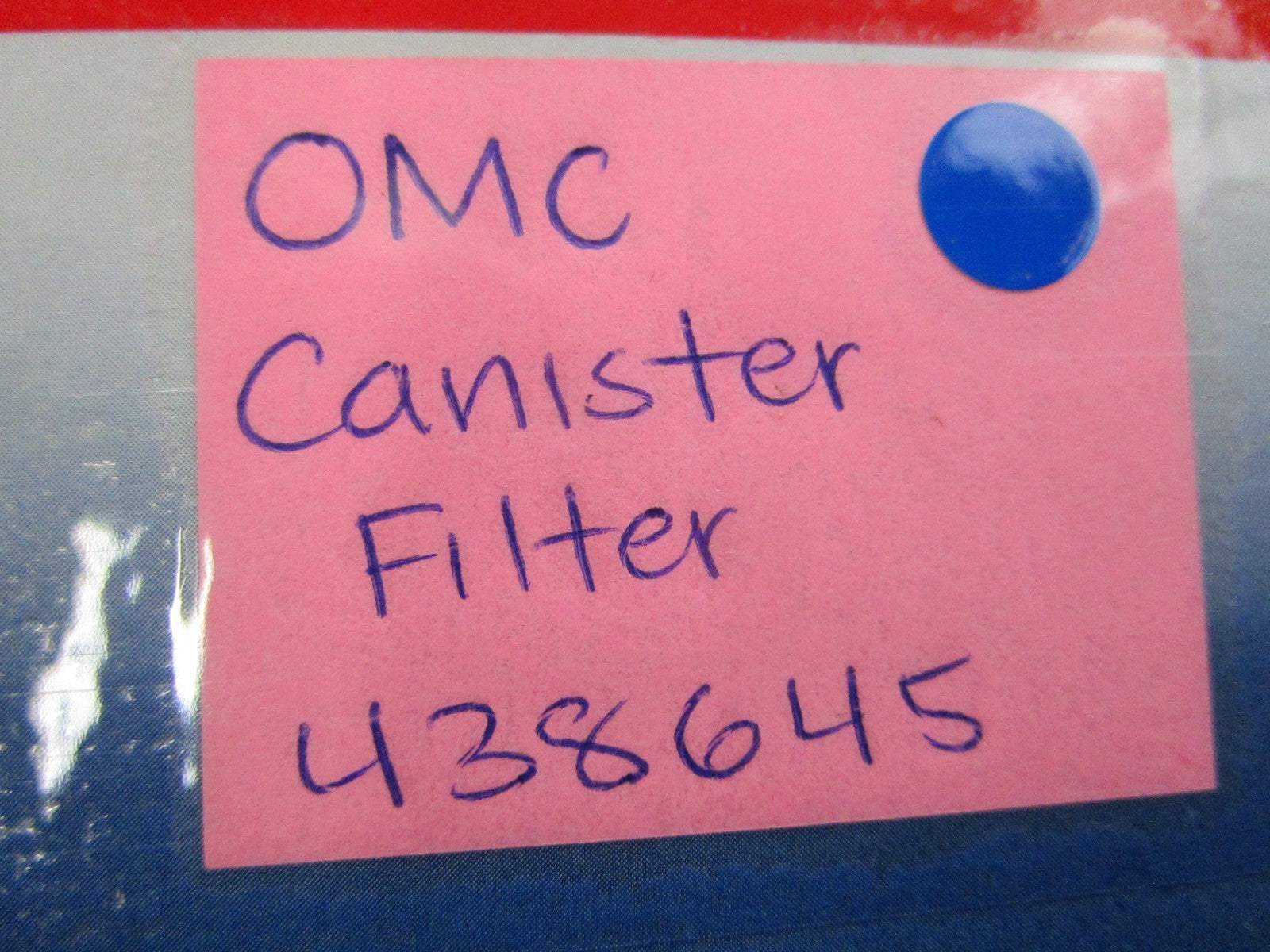 *NEW OEM* 0810 OMC Johnson Evinrude Canister Filter 438645 0438645