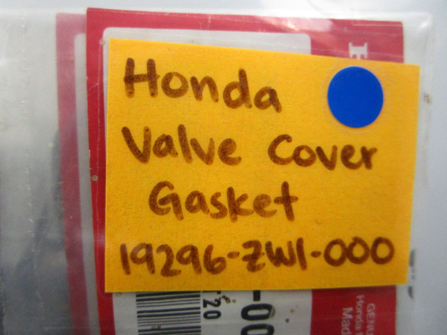 *NEW OEM* 0810 Honda Valve Cover Gasket 19296-ZW1-000