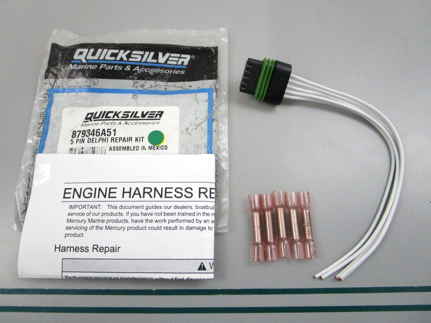 NEW OEM 879346A51 Mercury Quicksilver 5-Pin Delphi Repair Kit 0810