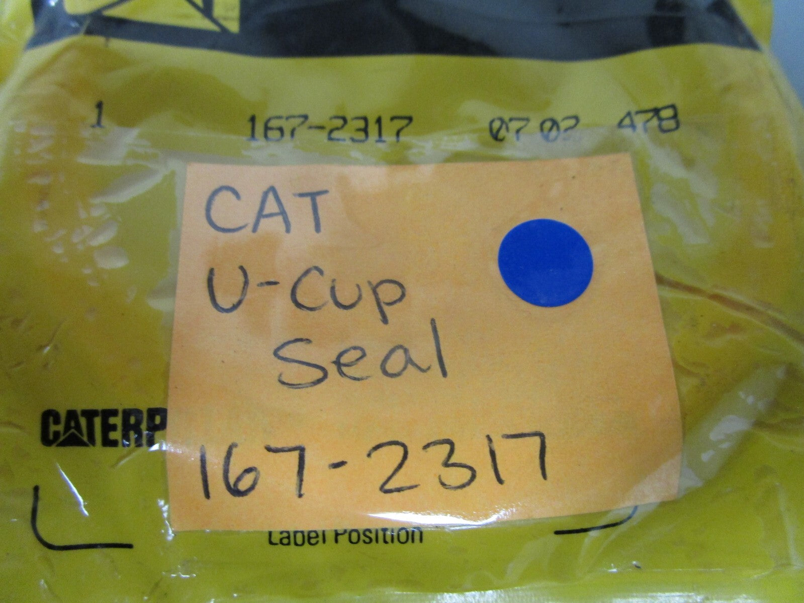 *NEW OEM* 0720 Cat Caterpillar U-Cup Seal 167-2317