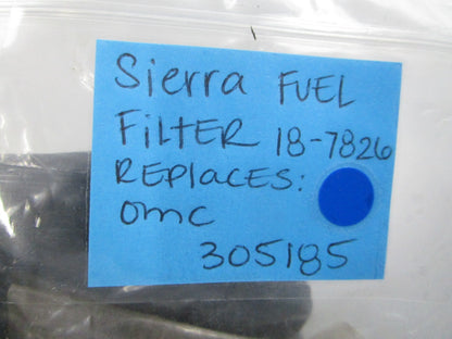 NEW 18-7826 Replaces: OMC 305185 0305185 Sierra Fuel Filter 0810
