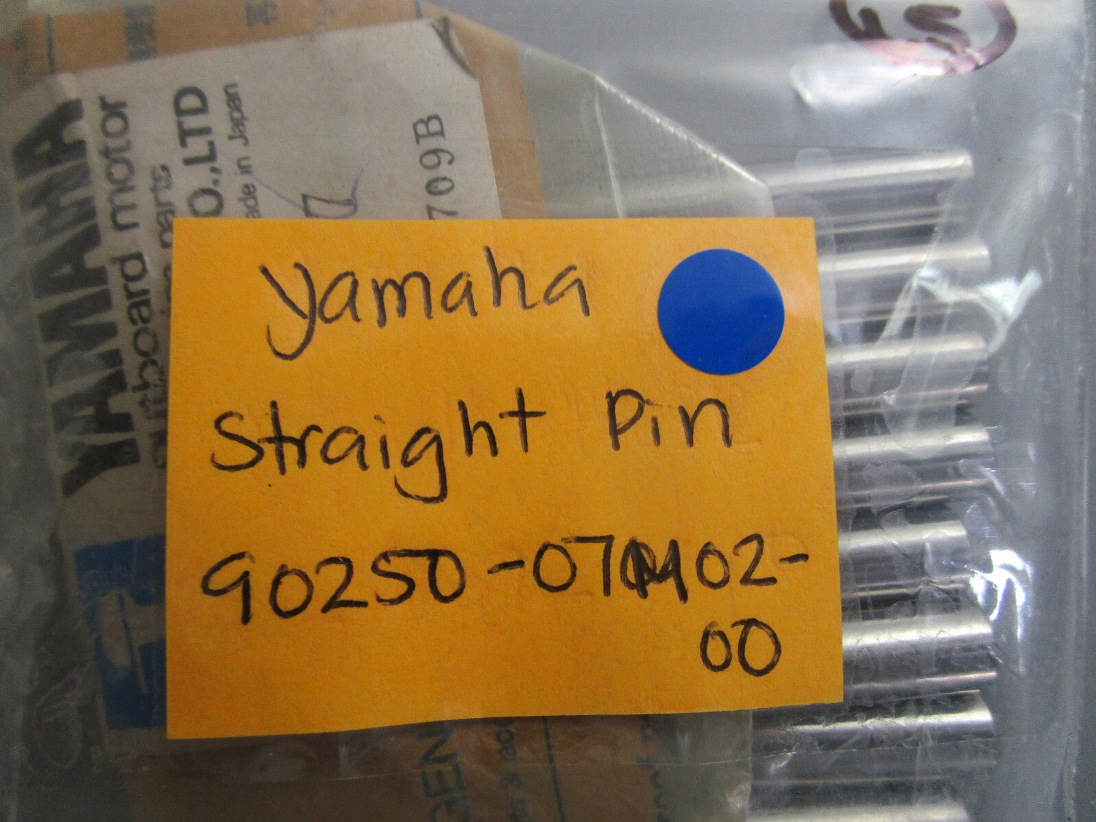 *NEW OEM* (LOT OF 2) 0810 Yamaha Straight Pin 90250-07M02-00