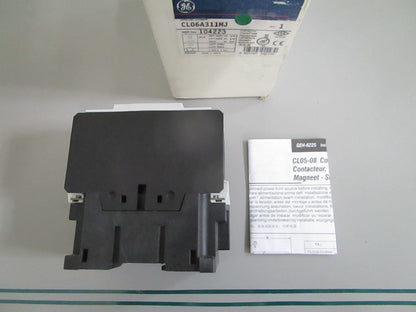 GE CL06A311MJ IEC Contactor 3P 48A 30HP 460V 120V Coil NOS NEW OEM 0820