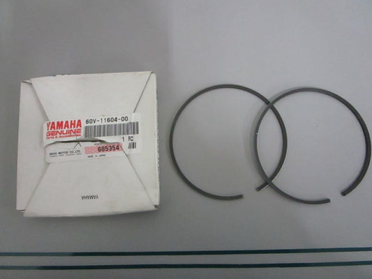 NEW OEM 60V-11604-00-00 Yamaha 2 Piston Ring Set 0820