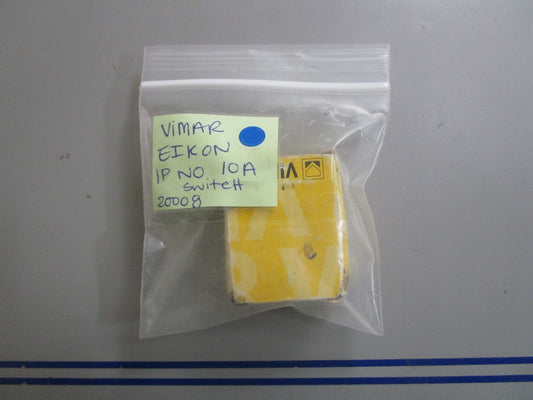 *NEW OEM* 0810 Vimar EIKON 1P NO 10A Switch 20008