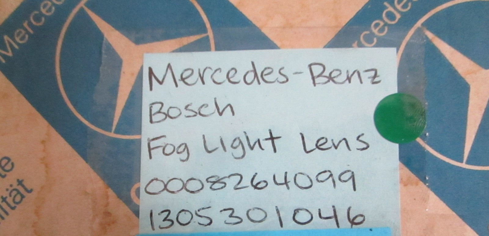 NEW OEM 0008264099 1305301046 Mercedes-Benz Bosch Fog Light Lens 0820