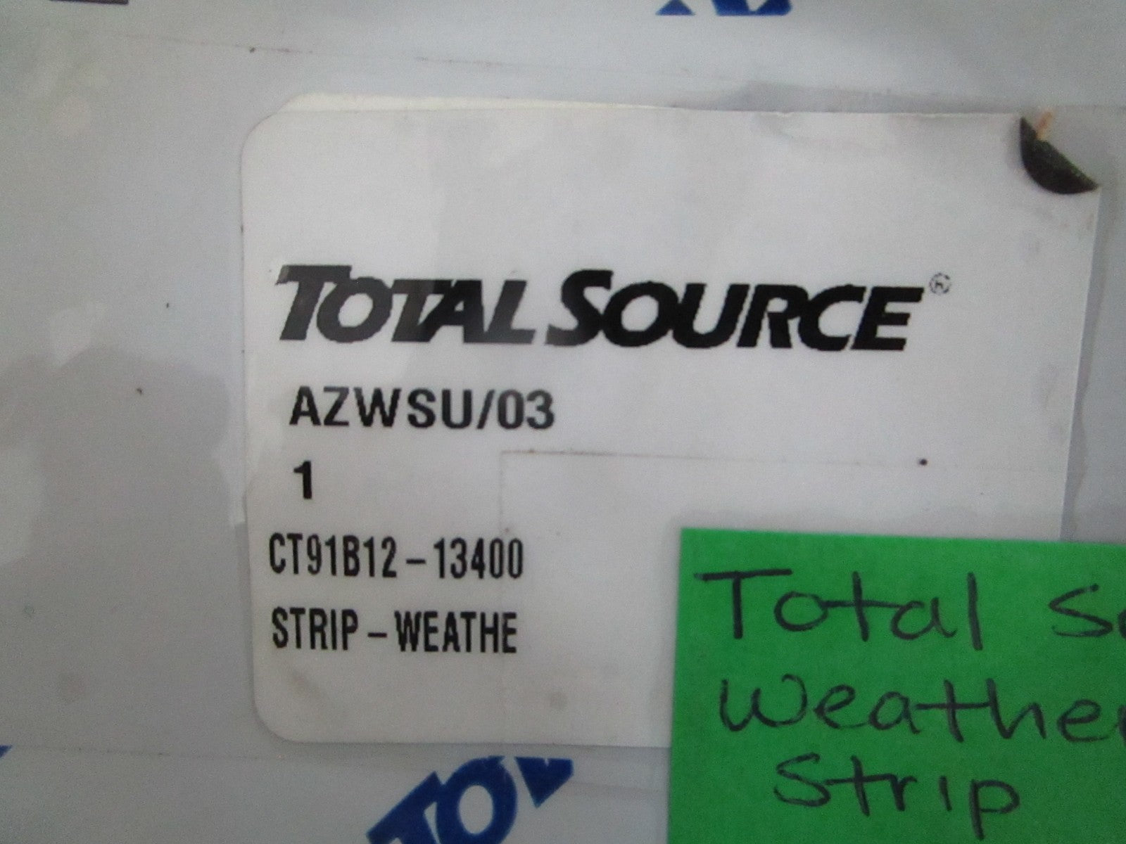 NEW CT91B12-13400 Total Source Weather Strip For: Mitsubishi 0820