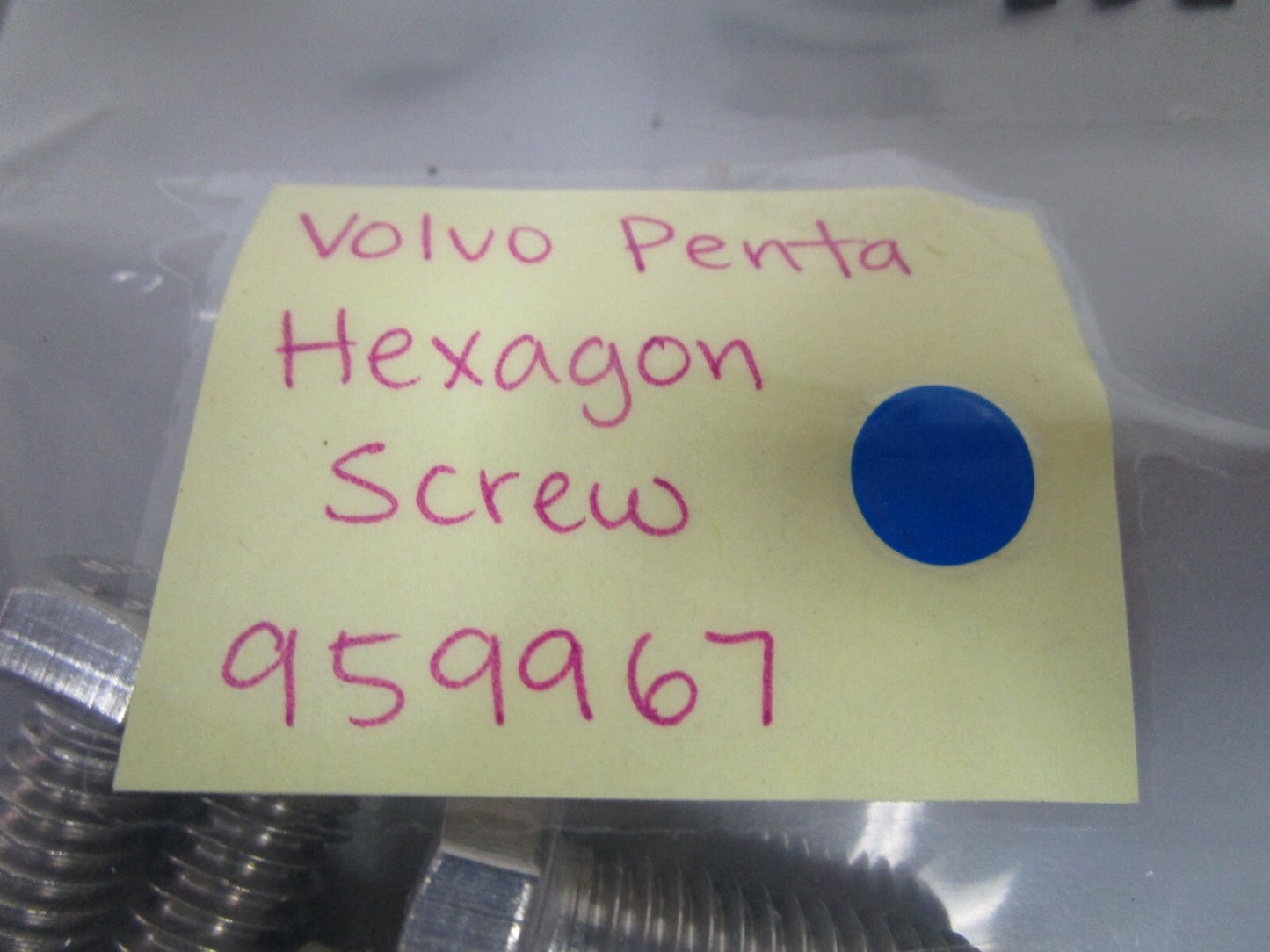 *NEW OEM* (LOT OF 2) 0810 Volvo Penta Hexagon Screw 959967