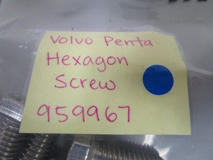 *NEW OEM* (LOT OF 2) 0810 Volvo Penta Hexagon Screw 959967