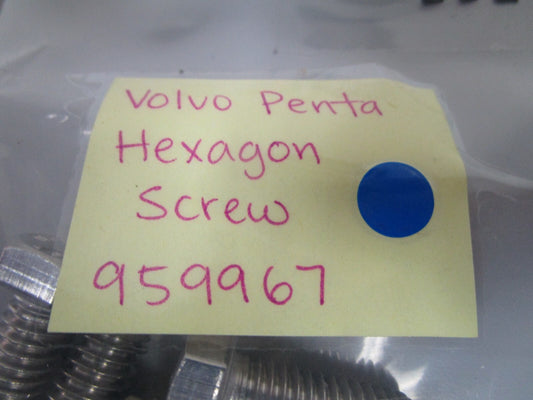 *NEW OEM* (LOT OF 2) 0810 Volvo Penta Hexagon Screw 959967
