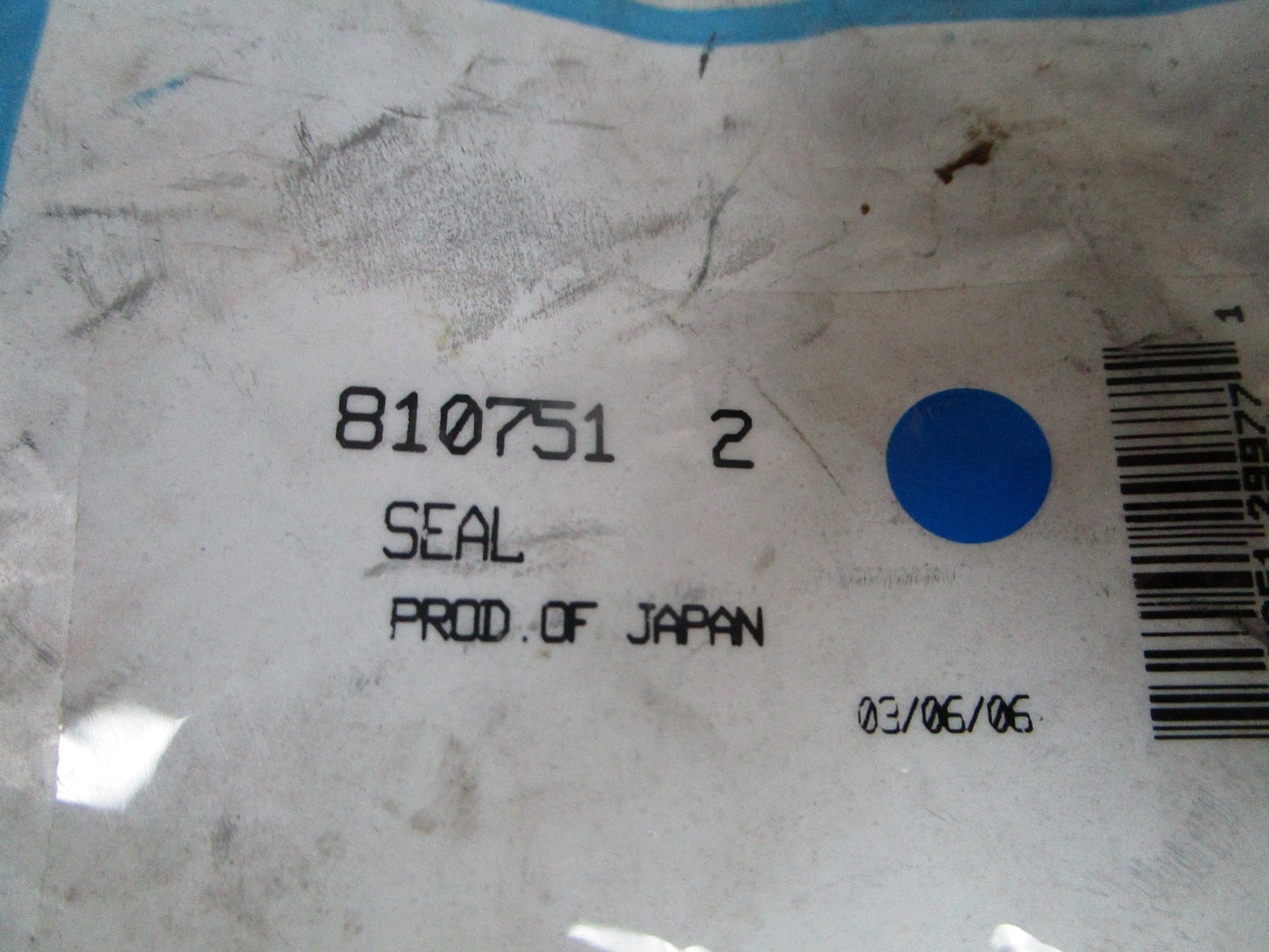 NEW OEM 810751 2 Mercury Quicksilver Seal 0720