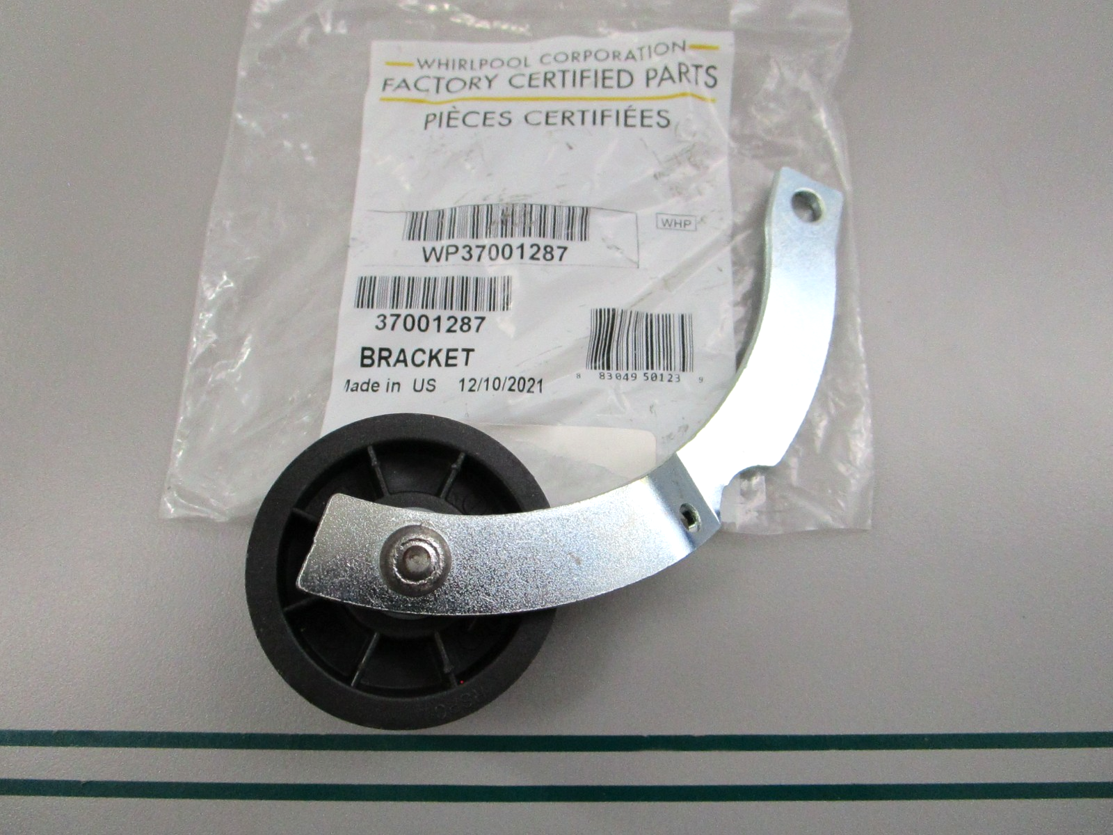 NEW OEM WP37001287 37001287 Whirlpool Bracket 0810