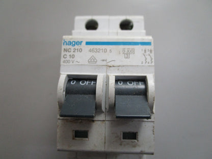 *NEW* 0820 Hager NC210 Circuit Breaker 463210