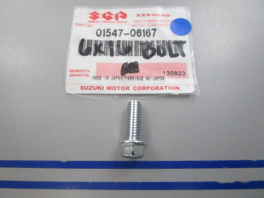 NEW OEM 01547-06167 Suzuki 6 x 16 Bolt 0810