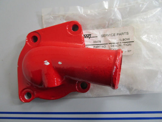 *NEW* 0820 Westerbeke Fresh Water Pump Inlet Elbow 33478