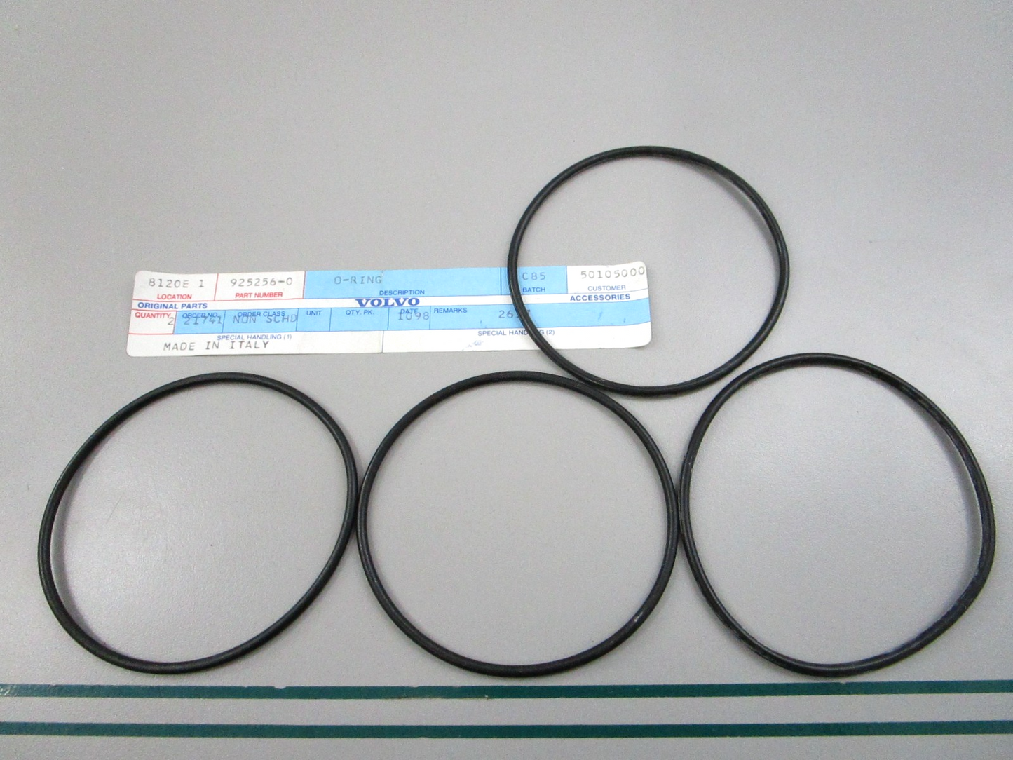 NEW OEM (LOT OF 4) 925256 Volvo Penta O-Ring 0810