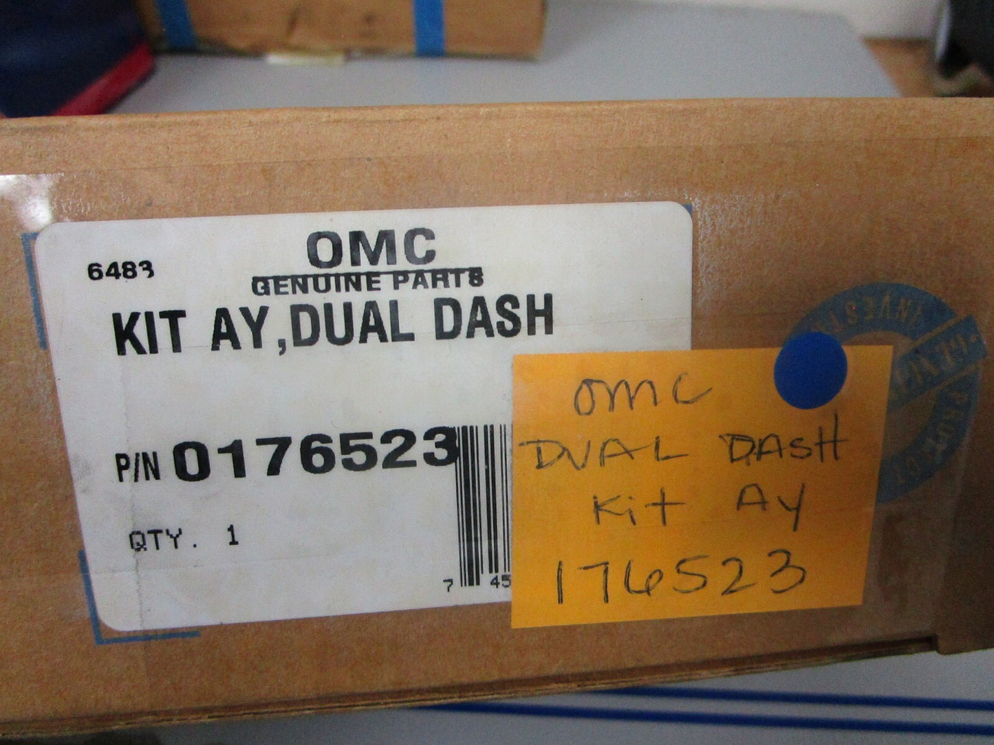 *NEW OEM* 0720 OMC Johnson Evinrude Dual Dash Kit Assembly 176523 0176523