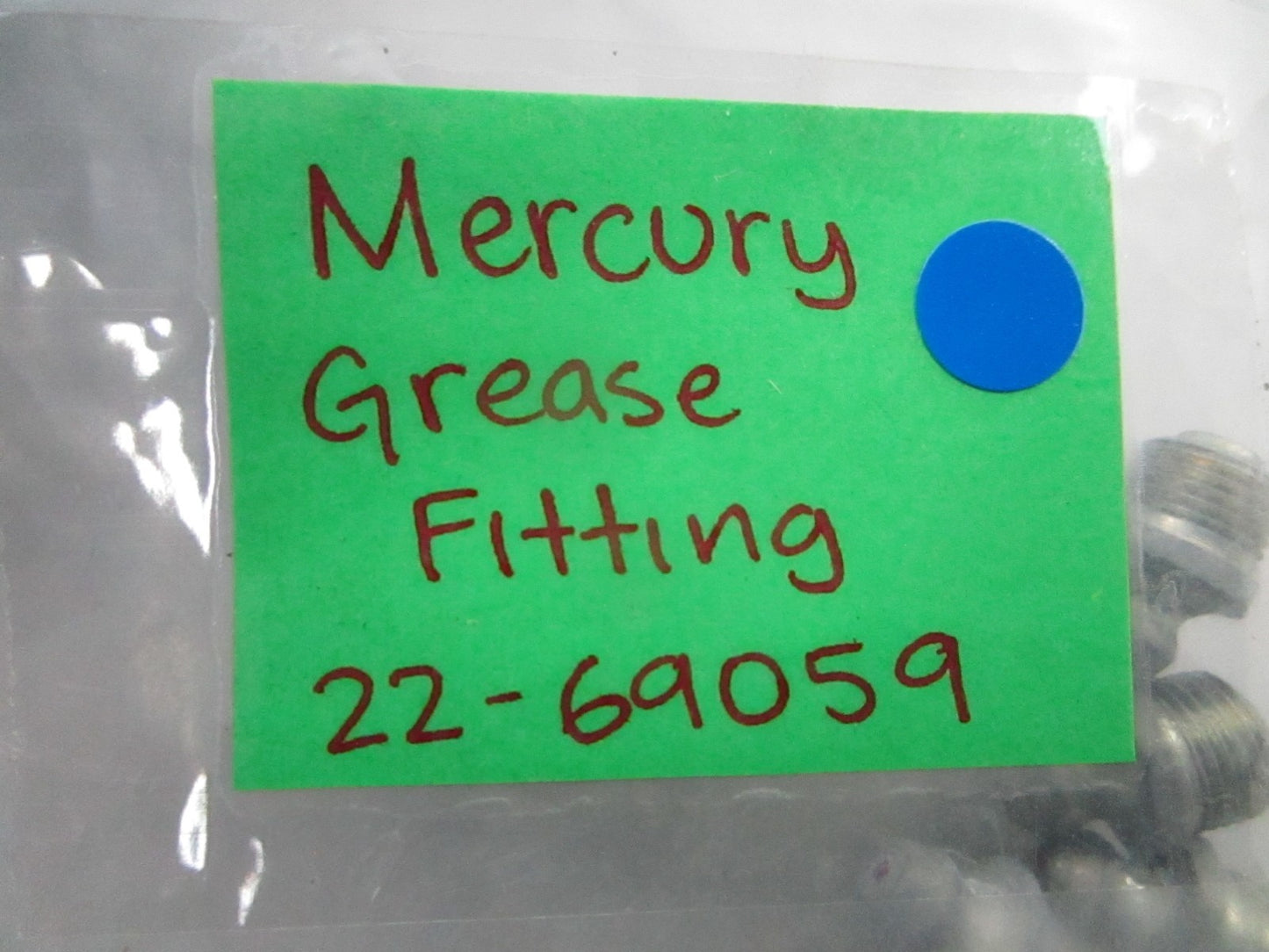 *NEW OEM* (LOT OF 2) 0840 Mercury Quicksilver Grease Fitting 22-69059