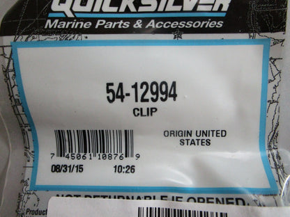 *NEW OEM* (LOT OF 2) 0810 Mercury Quicksilver Clip 54-12994