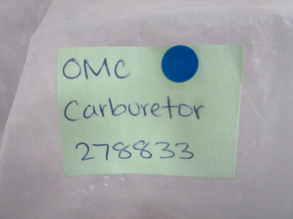 NEW OEM 278833 0278833 OMC Johnson Evinrude Carburetor 0820