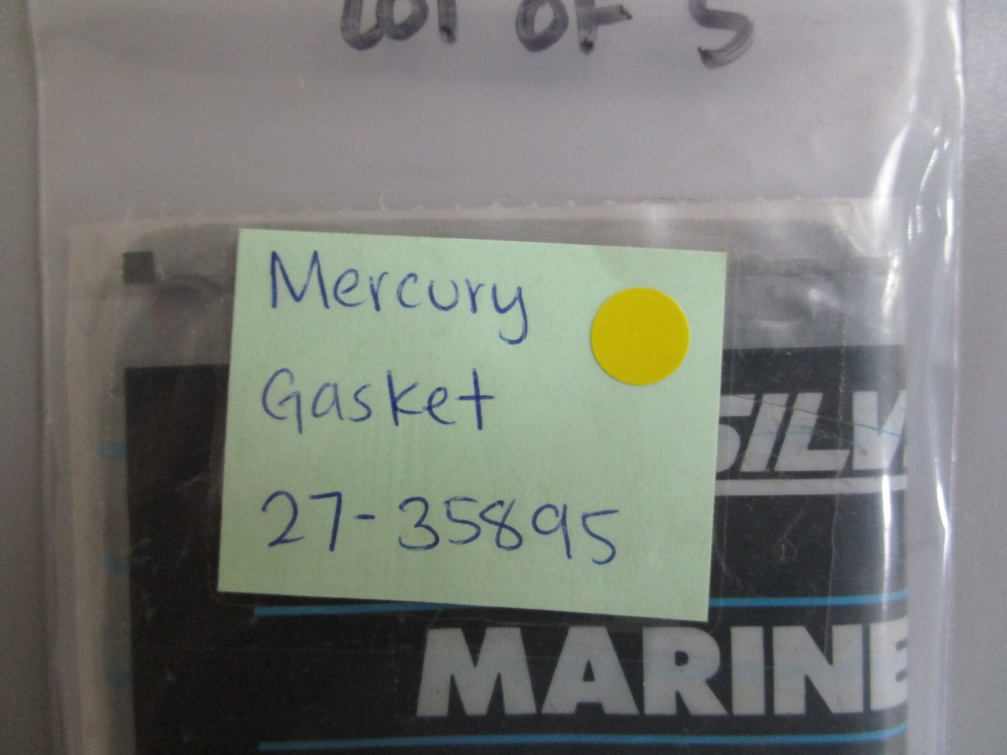 *NEW OEM* (LOT OF 5) 0810 Mercury Quicksilver Gasket 27-35895