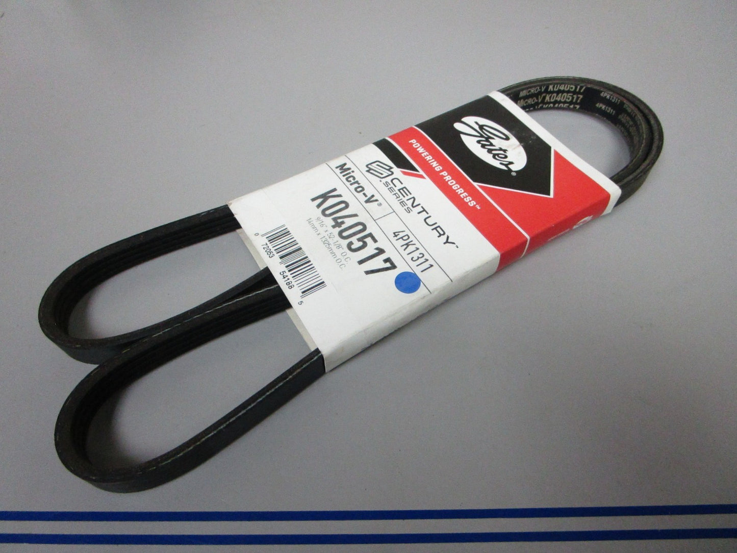 NEW K040517 Gates Micro-V 9/16" x 52 ⅛" Serpentine Belt 0720