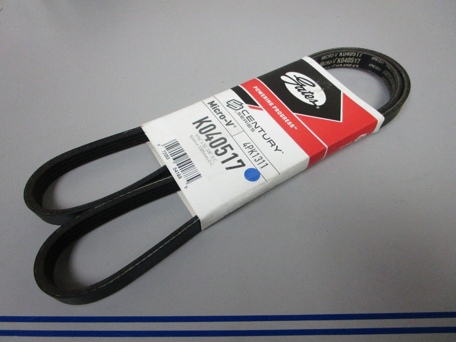 NEW K040517 Gates Micro-V 9/16" x 52 ⅛" Serpentine Belt 0720
